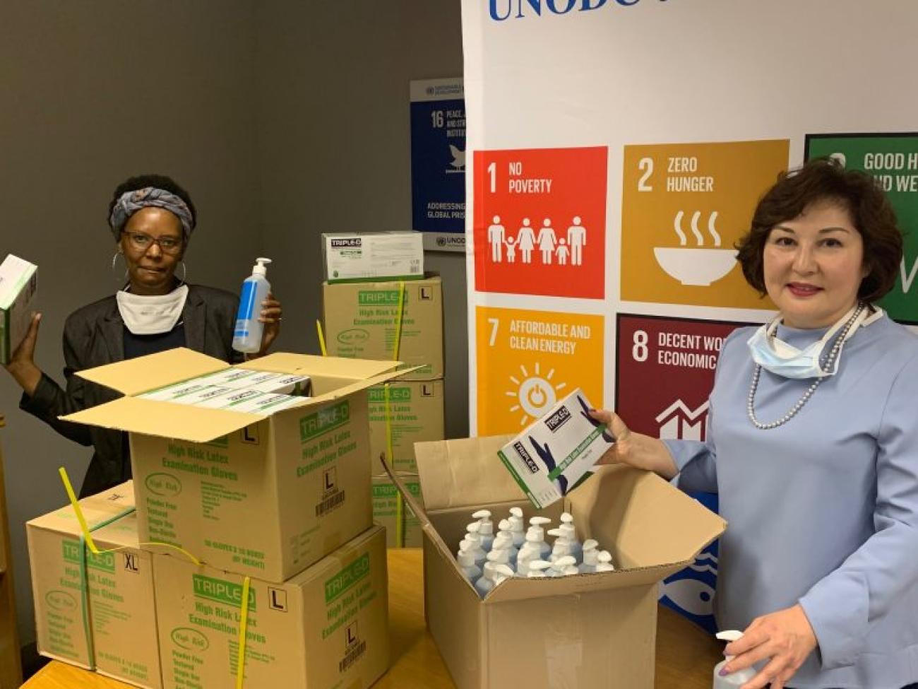 UNODC donates PPEs